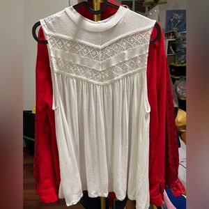 White Sleeveless Blouse - Apt. 9 L